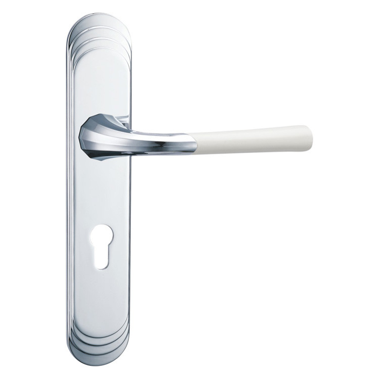 PLATE HANDLE 9212H9826 CP/WHITE