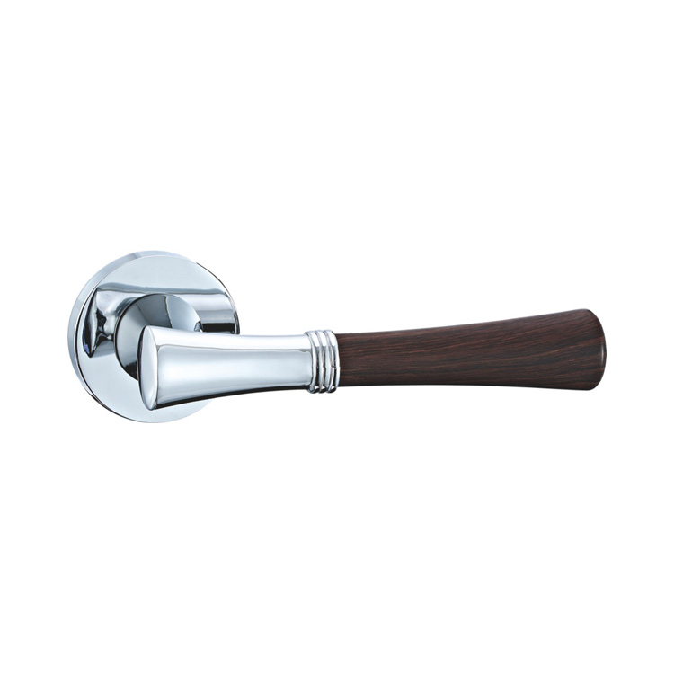 DOOR HANDLE A50-9732 CP/WOODEN