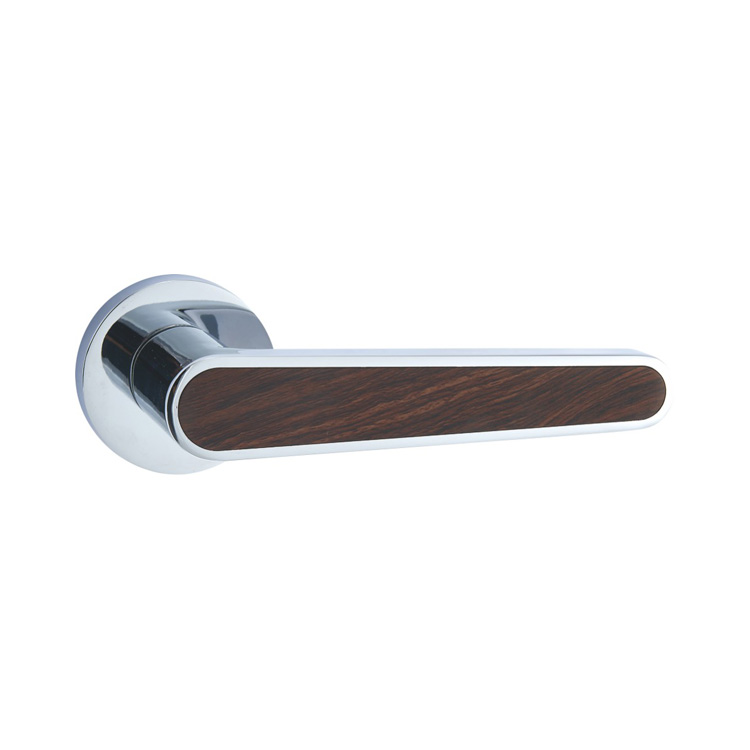 DOOR HANDLE A50-9735 CP/WOODEN